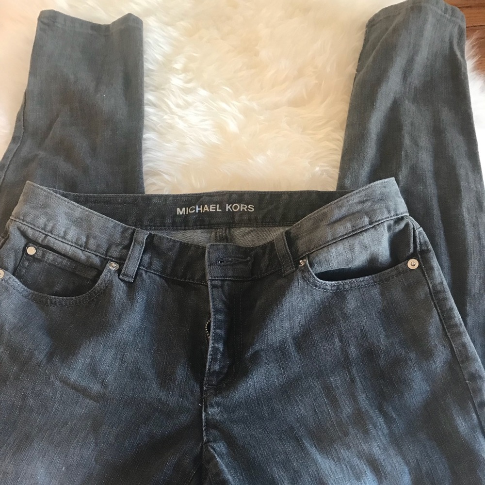 Michael Kors grey skinny jeans